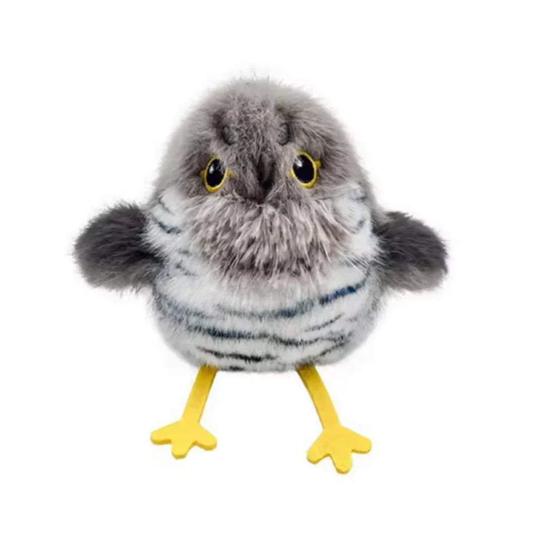 Fluttering and chirping bird cat toy